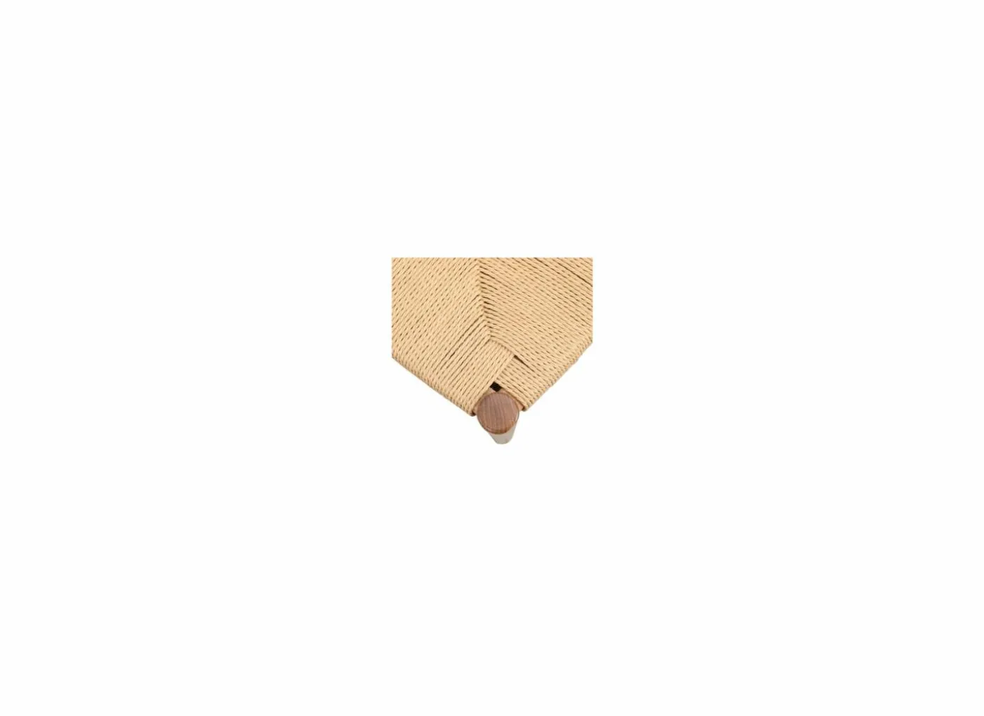 Stoel Harvey 57x53x79cm - eik massief rotan - naturel