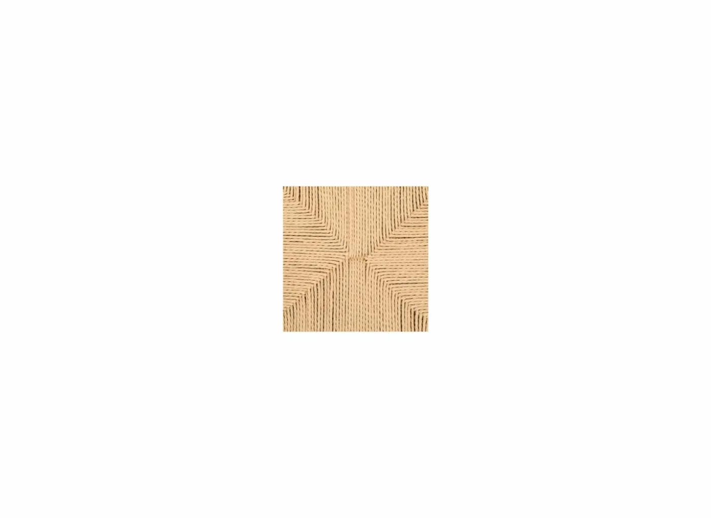 Stoel Harvey 57x53x79cm - eik massief rotan - naturel