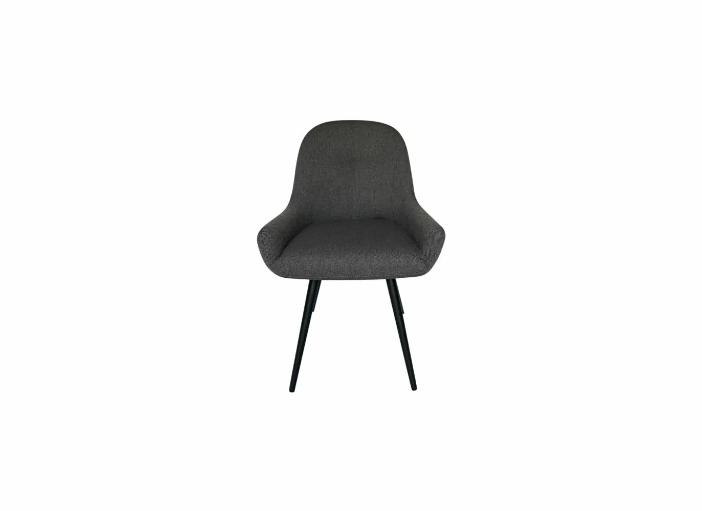 Stoel House 53x61,6x86,5cm - stof - grijs