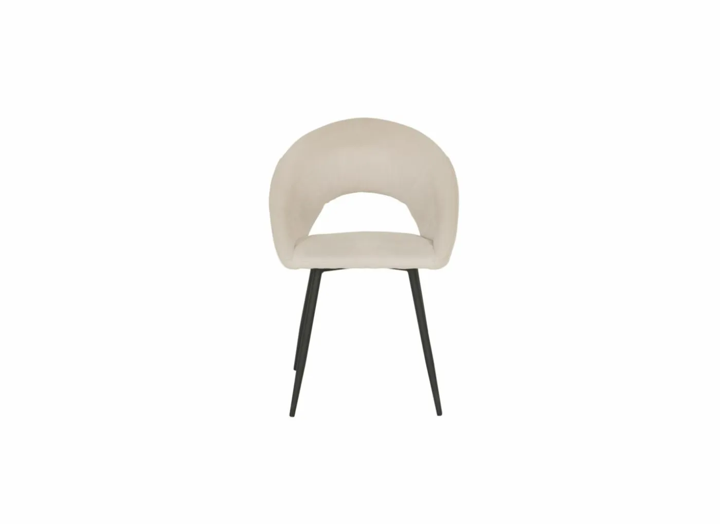 Stoel Imago 57,5x54,8x82.5cm - stof - beige