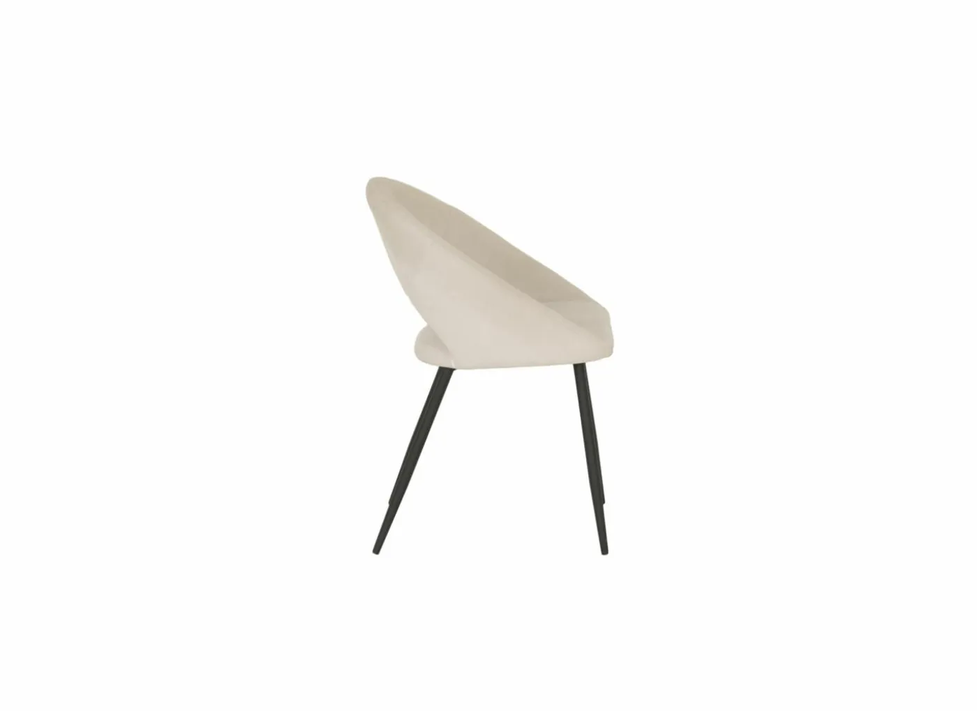Stoel Imago 57,5x54,8x82.5cm - stof - beige