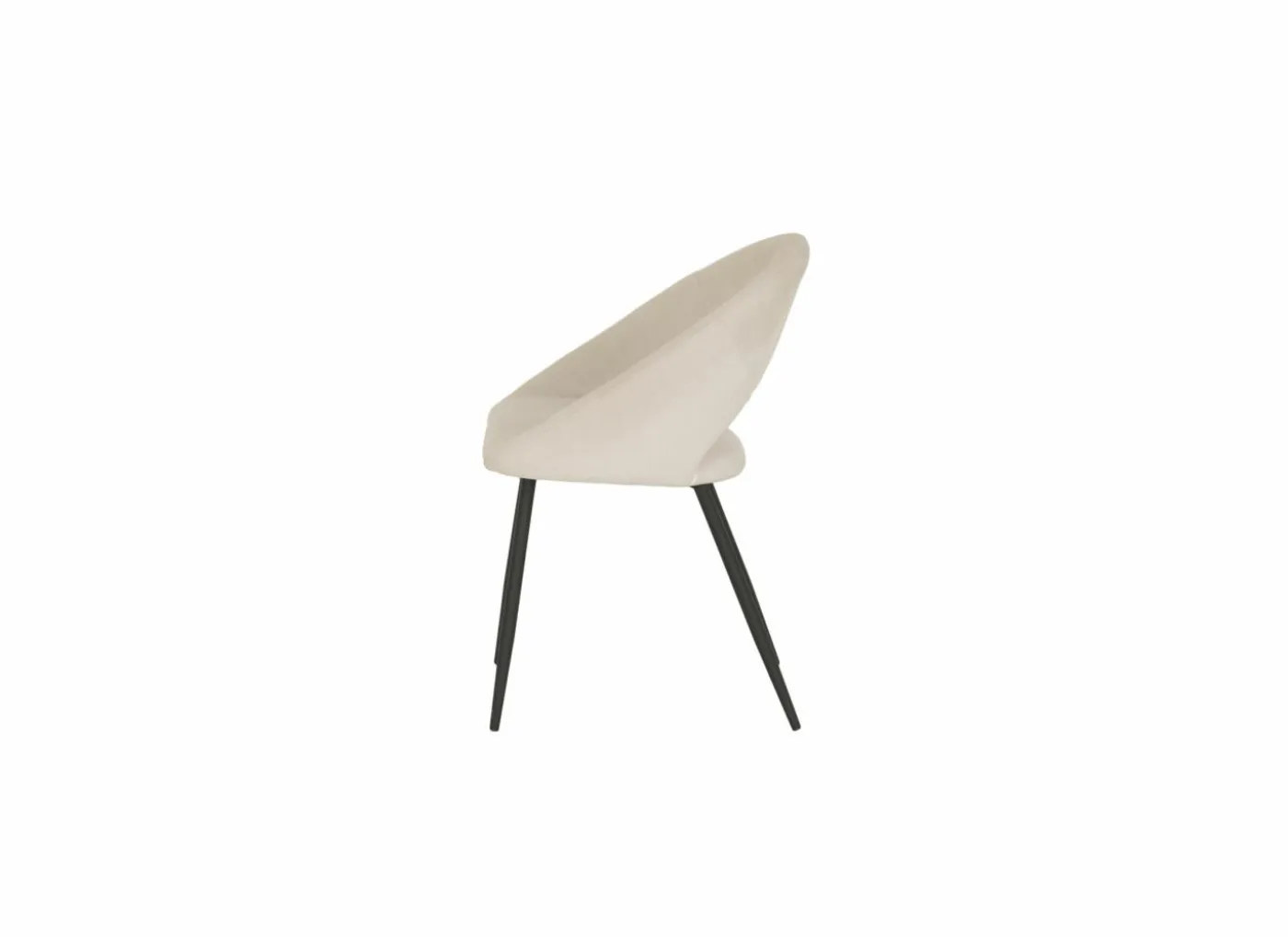 Stoel Imago 57,5x54,8x82.5cm - stof - beige