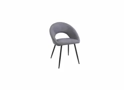 Stoel Imago 57,5x54,8x82,5cm - stof - donkergrijs