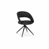 Stoel Indy  58x60x85cm - stof - antraciet