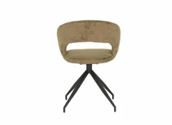 Stoel Indy  58x60x85cm - stof - curry