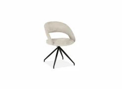 Stoel Indy  58x60x85cm - stof - naturel