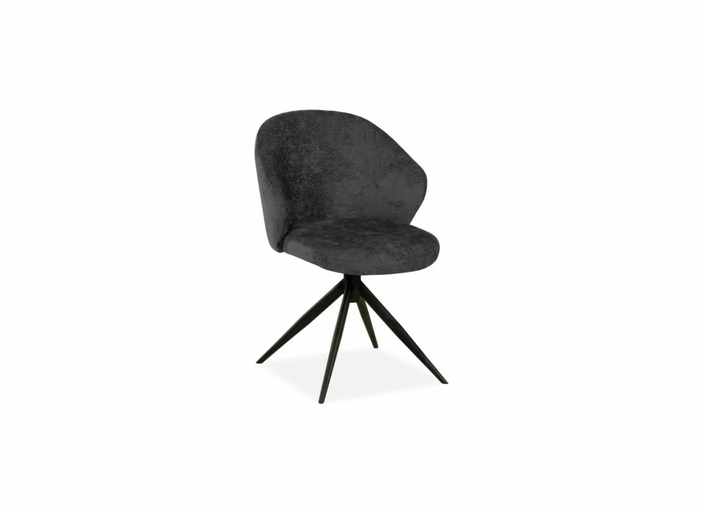 Stoel Jane Movie 57x66x87cm - stof - antraciet