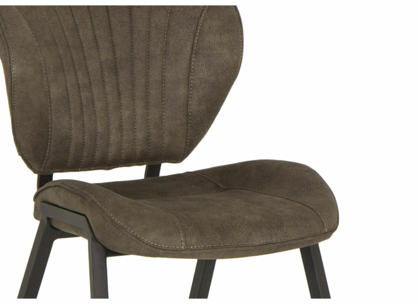 Stoel Jim 49x62x87cm - stof - luxor moss