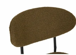 Stoel Jumper 46x53x79cm - stof - mosterd