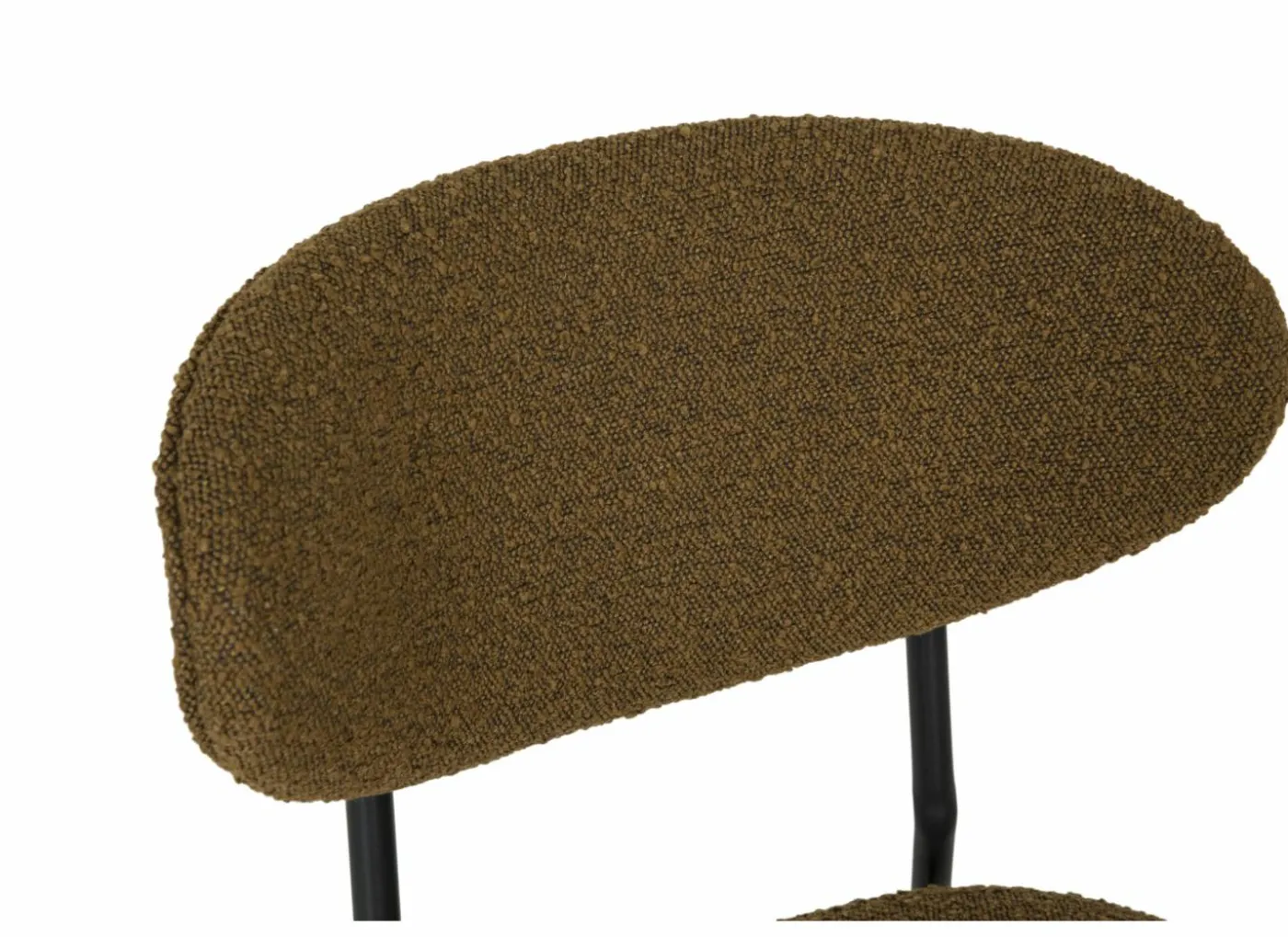 Stoel Jumper 46x53x79cm - stof - mosterd