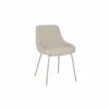 Stoel Lennon 53x57x87cm - stof - beige