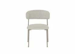 Stoel Luke 54,5x58x79cm - bouclé - taupe beige