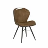 Stoel Mace 50,5x61x87cm - stof - zorro cognac