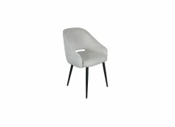 Stoel Manfredi 55x55x84cm - stof - cream