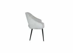 Stoel Manfredi 55x55x84cm - stof - cream