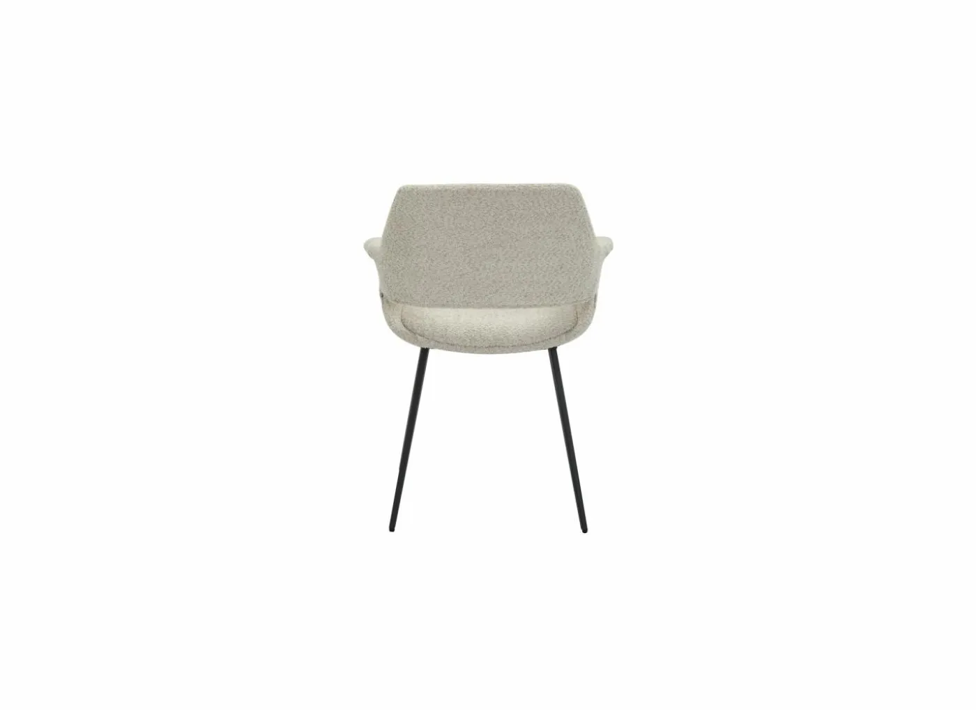 Stoel Marcelo 58x57x81cm - bouclé - beige