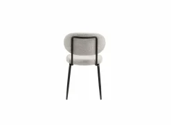 Stoel Mento 80x47x49cm - stof - grijs