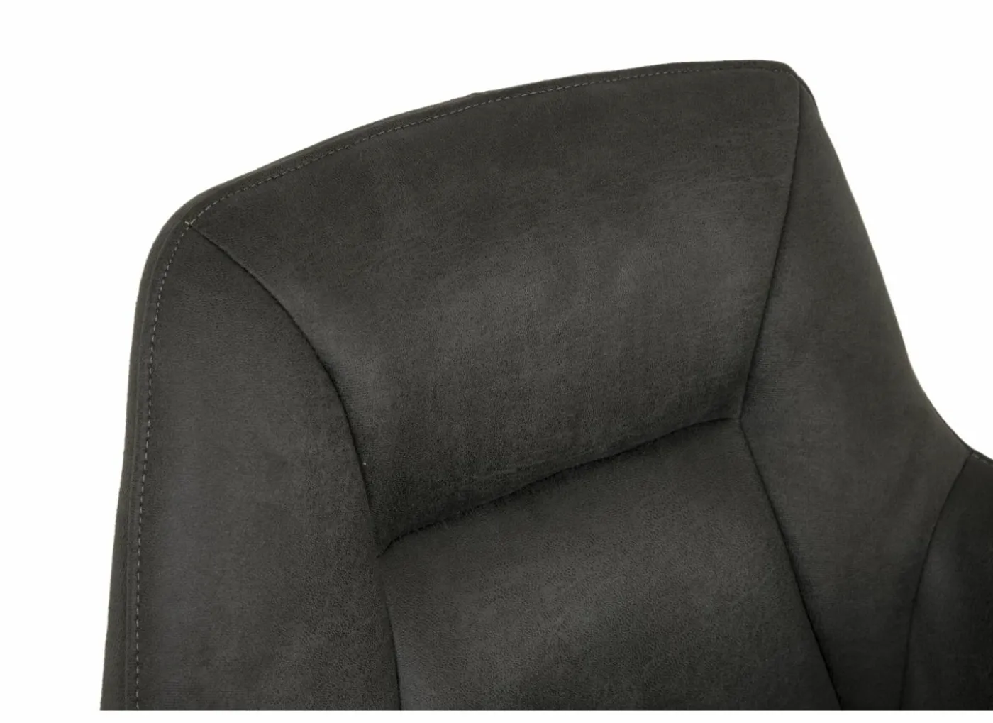 Stoel Nelson 58x63x85cm - microvezel - antraciet