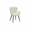 Stoel Orkney 59x64x87cm - bouclé - beige
