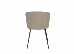 Stoel Pallada 44x53x86cm - polyestervezel - grijs