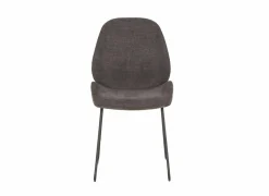 Stoel Patti 49x53x87cm - stof - antraciet