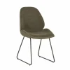 Stoel Patti 49x53x87cm - stof - groen