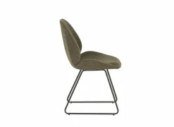 Stoel Patti 49x53x87cm - stof - groen