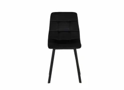Stoel Runner 44x54x87cm - fluweel - zwart