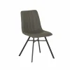 Stoel S190 45,5x56x87,5cm - lederlook - cappucino
