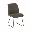 Stoel Saint 50x53x86cm - microvezel - antraciet