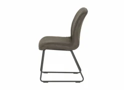 Stoel Saint 50x53x86cm - microvezel - antraciet