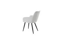 Stoel Sallie 58x64x84cm - stof - lichtgrijs