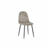 Stoel Speech 45x46x88cm - stof - greige