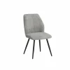 Stoel ST2418  51x64x89cm - stof - grijs