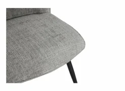 Stoel ST2418  51x64x89cm - stof - grijs