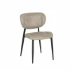 Stoel ST2408  52x61x84cm - stof - zand
