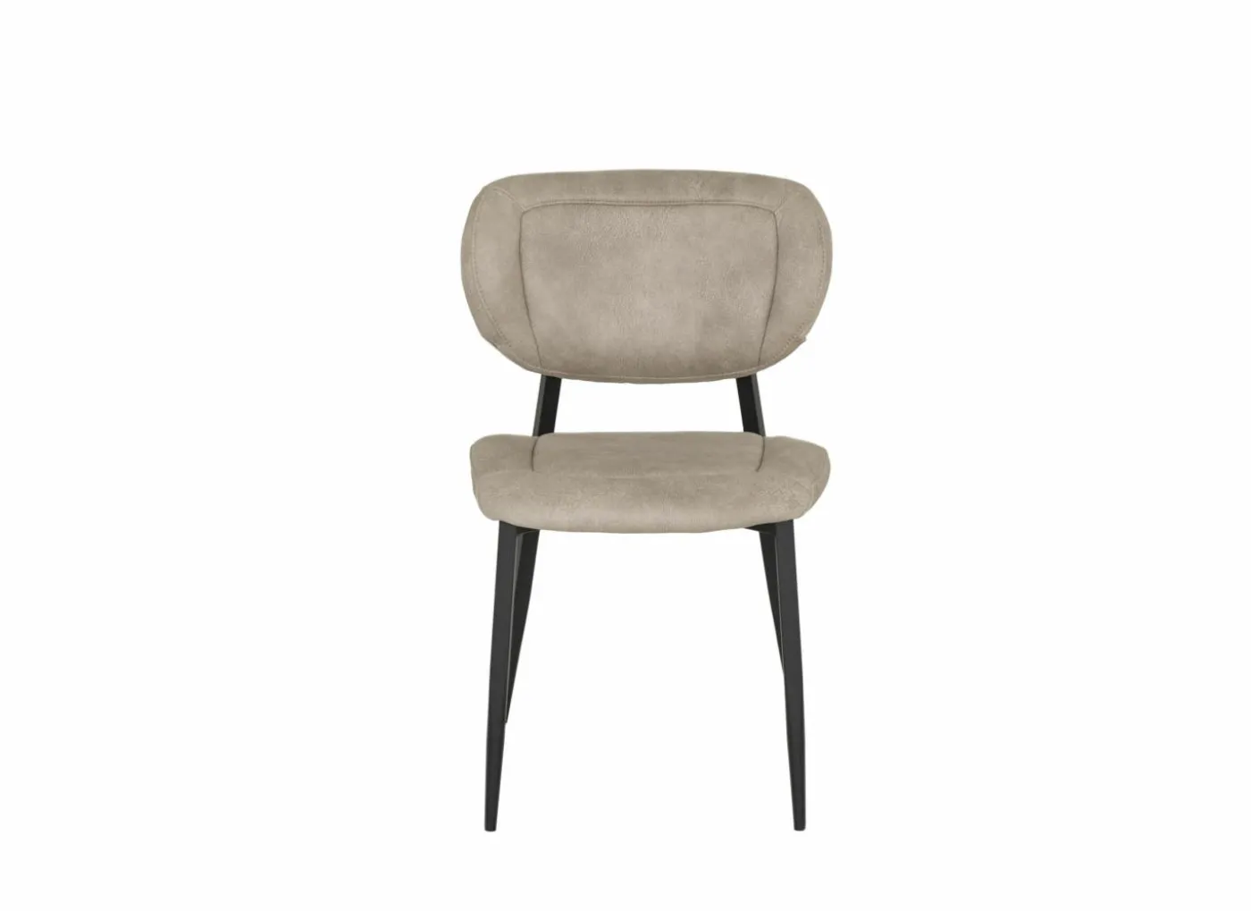 Stoel ST2408 52x61x84cm - stof - zand