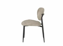 Stoel ST2408 52x61x84cm - stof - zand