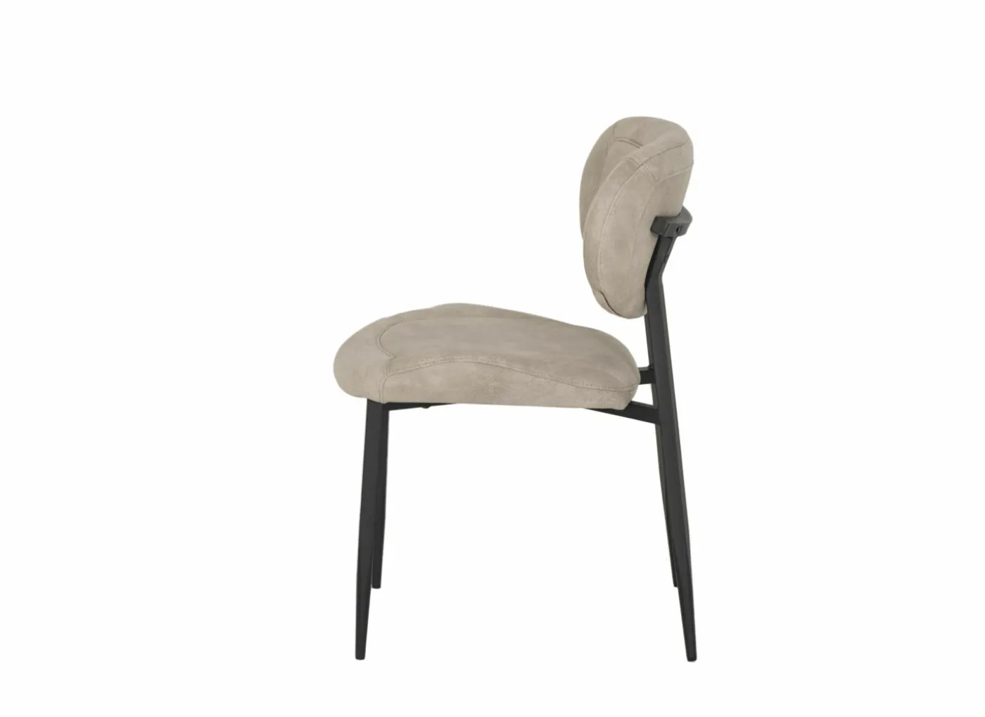 Stoel ST2408 52x61x84cm - stof - zand
