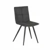 Stoel Town 56x44x86cm - stof - antraciet