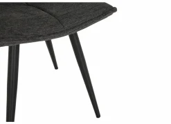 Stoel Town 56x44x86cm - stof - antraciet
