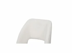 Stoel Vega 55x54x81cm - stof - wit