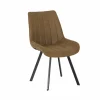 Stoel 54x59x86cm - microvezel - whisky