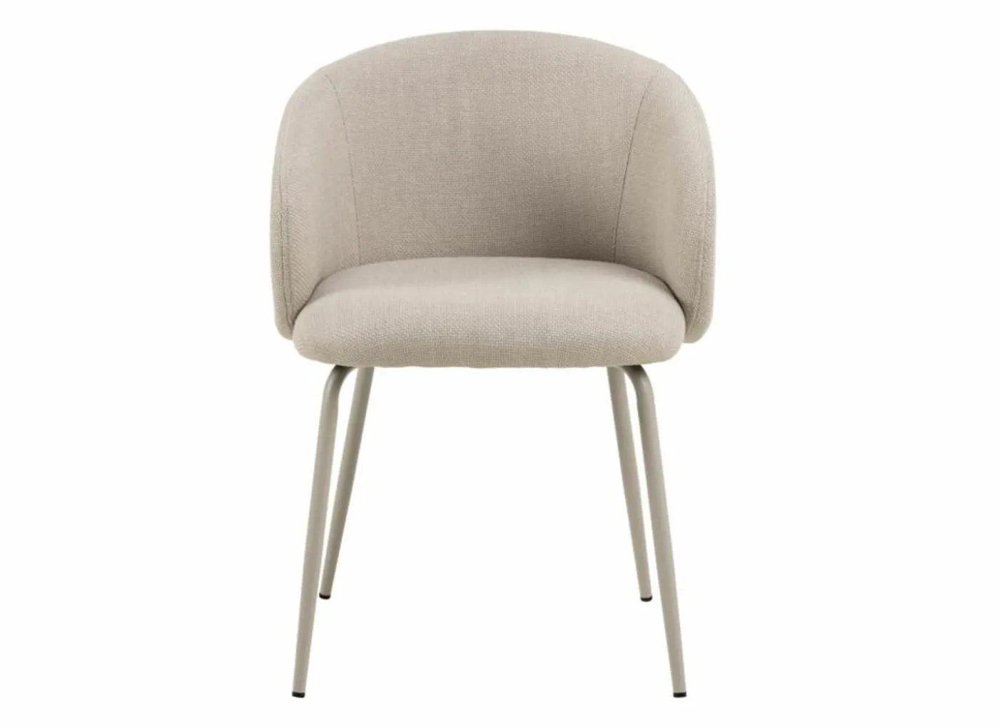 Stoel 55,5x55x79cm - stof - beige