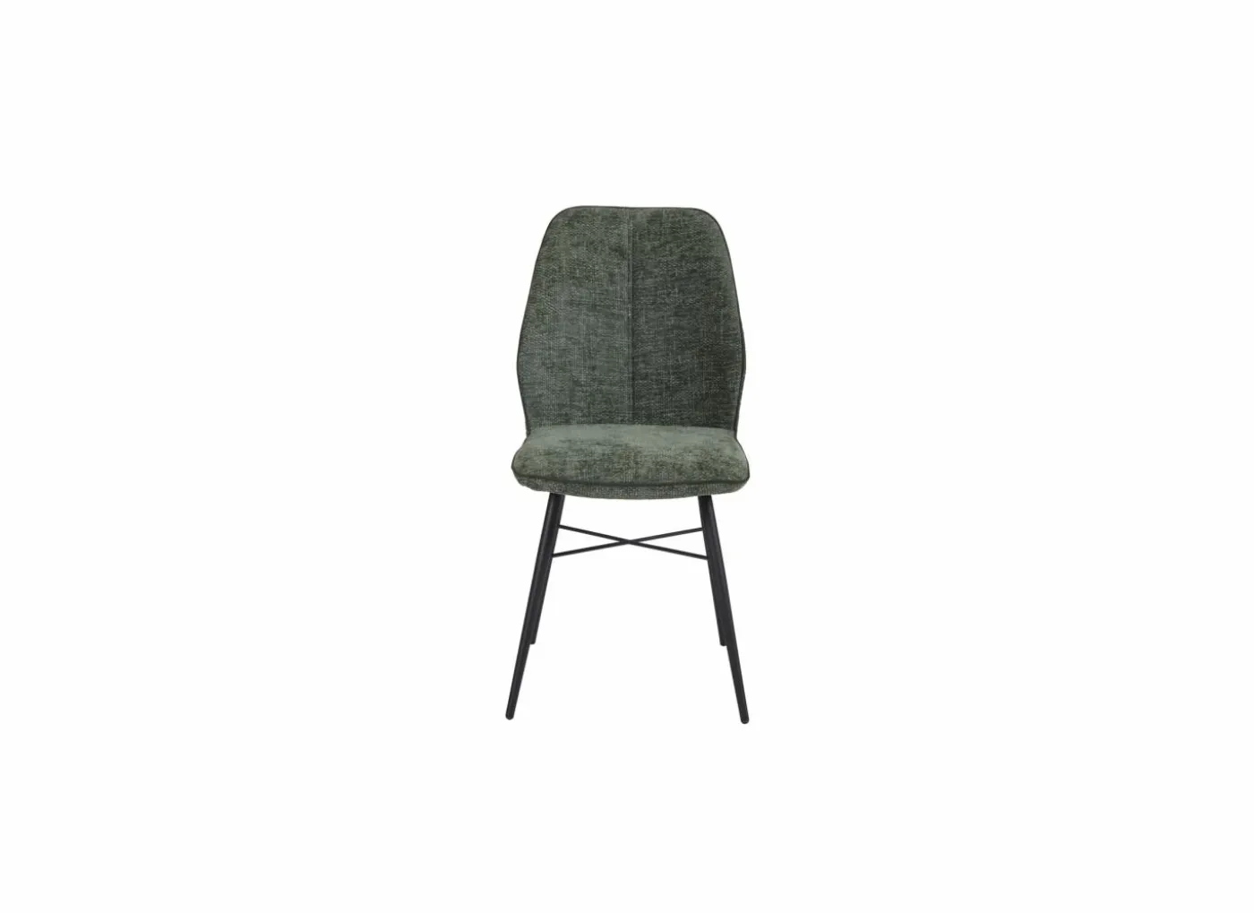 Stoel 45x50x91cm - stof - groen