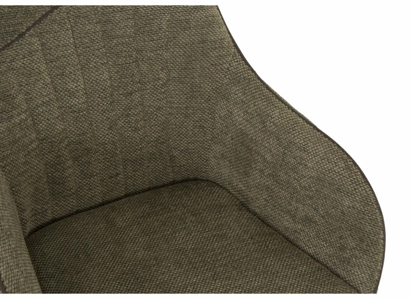 Stoel 58x55x90cm - stof - groen