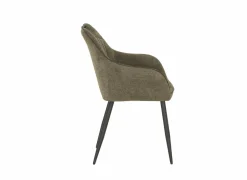 Stoel 58x55x90cm - stof - groen