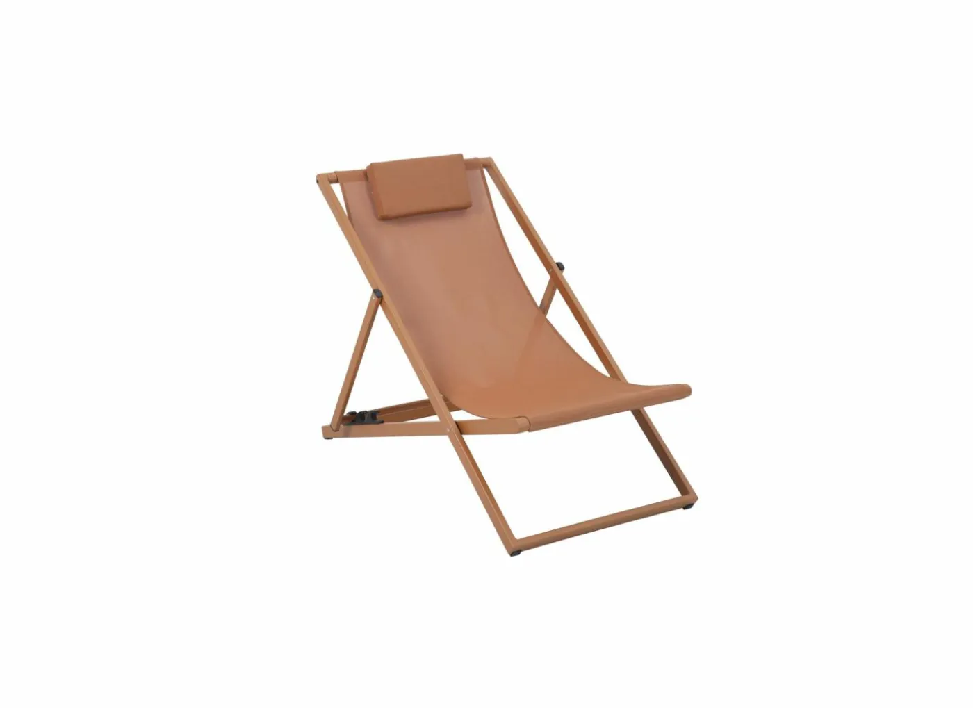 Strandstoel Plage aluminium - oranje