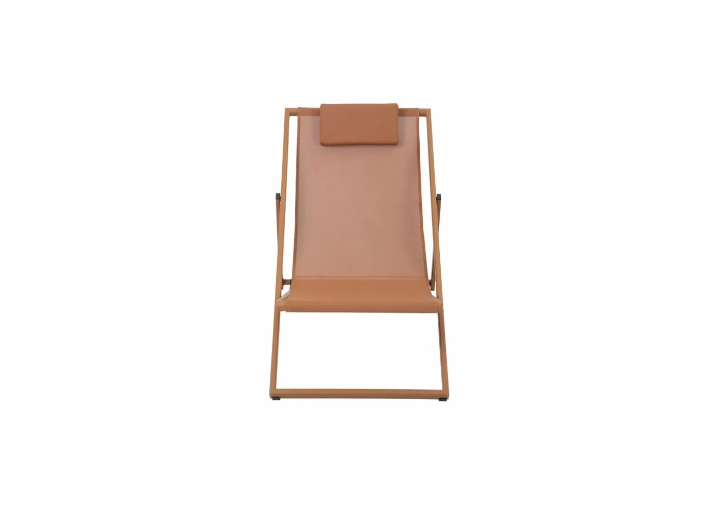 Strandstoel Plage aluminium - oranje