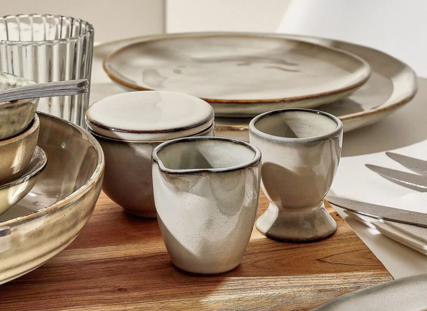 Suikerpot Artisan 10cl - stoneware - groen